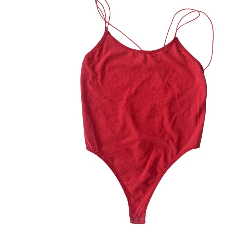 Intimately Free People Throw Bodysuit Pink XS S Strappy No Lines Flattering